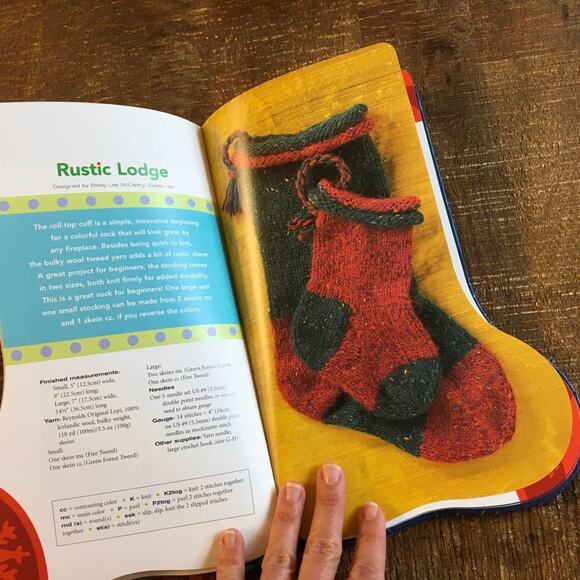 Knit Christmas Stockings Knitting Pattern Book 19 Projects Ornaments - Picture 3 of 8